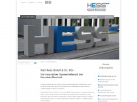 hess-kunststofftechnik.de Webseite Vorschau