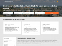 atlantic-city-hotel.net Webseite Vorschau
