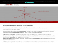 dual-career-solutions.de Webseite Vorschau