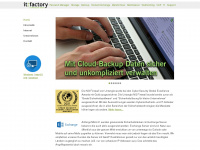 itfactory.ag Webseite Vorschau