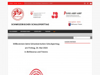 schulsporttag.ch Webseite Vorschau
