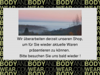bodyandwear.de Webseite Vorschau