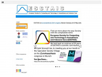 esctaic.org Webseite Vorschau