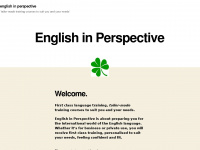 english-in-perspective.com Webseite Vorschau