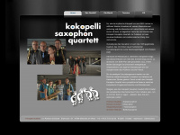 kokopelli-quartett.de Webseite Vorschau