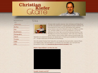 christiankiefer.info Webseite Vorschau