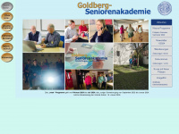 goldberg-seniorenakademie.de Webseite Vorschau