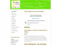 kindergarten-jobst.de Webseite Vorschau