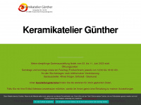 keramikatelier-guenther.de Webseite Vorschau