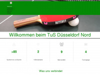 tus-nord-tischtennis.de Webseite Vorschau