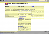conlang.info Webseite Vorschau