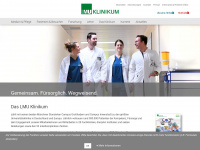 lmu-klinikum.de Webseite Vorschau