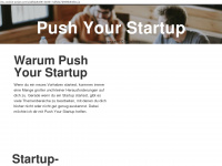 push-your-startup.de Webseite Vorschau