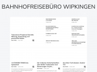 bahnhofreisebuero.ch Webseite Vorschau