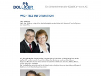 bolligerreisen.ch Webseite Vorschau