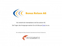 bonusreisen.ch Webseite Vorschau