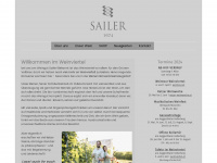 sailer-wein.com Webseite Vorschau