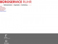 bueroservice-ruhr.de Webseite Vorschau
