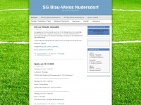 sgblauweissnudersdorf.wordpress.com Webseite Vorschau