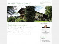 gaestehaus-hausenbauer.de Webseite Vorschau