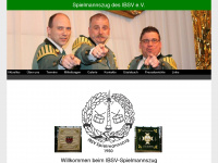 ibsv-spielmannszug.de Webseite Vorschau