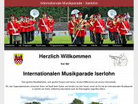 musikparade-iserlohn.de Webseite Vorschau