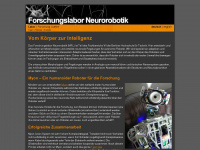 neurorobotik.de Webseite Vorschau