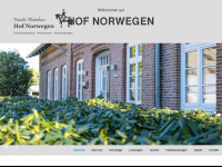 hof-norwegen.de Webseite Vorschau