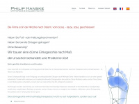 philip-hanske.de Webseite Vorschau
