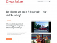 circus-soluna.de Webseite Vorschau