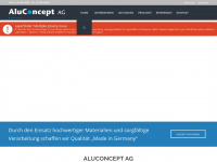 aluconcept.com Webseite Vorschau