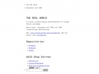 the-real-world.de Webseite Vorschau