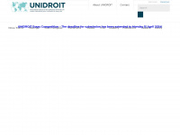 unidroit.org Webseite Vorschau