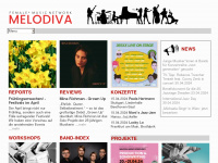 melodiva.de Webseite Vorschau
