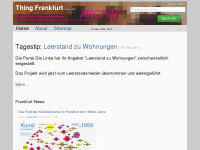 thing-frankfurt.de Webseite Vorschau