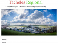 tacheles-regional.de Webseite Vorschau