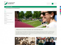 alumni.uni-bayreuth.de Webseite Vorschau