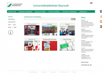 ub.uni-bayreuth.de Webseite Vorschau