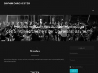 uniorchester-bayreuth.de Webseite Vorschau
