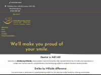 smilesbyhillside.co.uk Webseite Vorschau