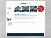 hempel-metallbau.de Webseite Vorschau