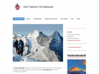 sac-grindelwald.ch Webseite Vorschau