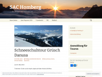 sac-homberg.ch Webseite Vorschau