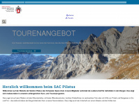 sac-pilatus.ch Webseite Vorschau