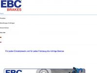 ebc-brakes.ch Webseite Vorschau