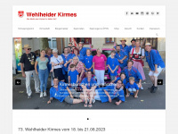 wehlheider-kirmes.de Webseite Vorschau