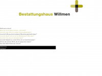 bestattungshaus-willmen.de Webseite Vorschau