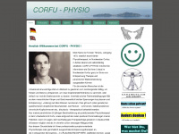 corfu-physio.com Webseite Vorschau