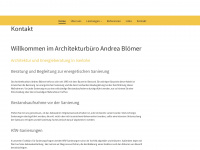 architektur-bloemer.de Webseite Vorschau