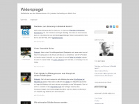 widerspiegel.wordpress.com Webseite Vorschau